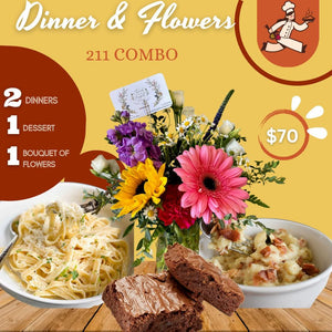 Special Dinner & Flower Combo (Touch of An Angel Florist)